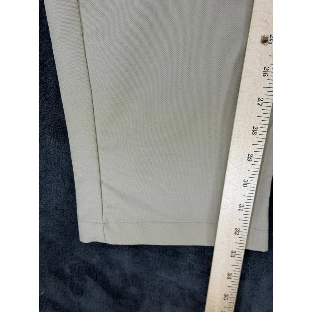 Banana Republic Core Temp Mens Tan‎ Polyester Chino Pants 36x34 1557516